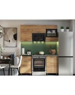 Кухонный гарнитур Аризона 160 см бежевый серый Arnika