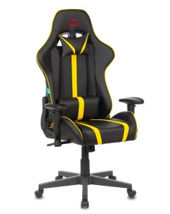 Кресло игровое VIKING A4 YEL черный желтый искусственная кожа Zombie