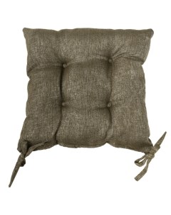 Подушка сидушка для стула 40 x 40 см серая Melissa