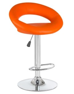 Барный стул MIRA D LM 5001 orange хром оранжевый Империя стульев