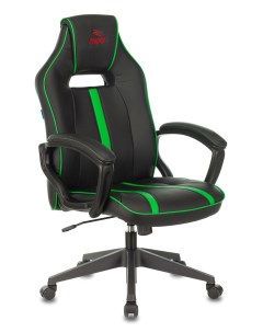 Кресло игровое VIKING A3 GN черный зеленый искусственная кожа Zombie