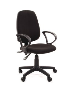 Кресло ткань черная пластик Easy chair