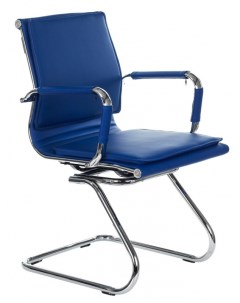 Офисный стул CH 993 Low V 843287 серебристый синий Бюрократ