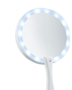 Зеркало настольное косметическое с подсветкой 04123817 белое Ripoma