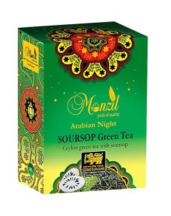 Чай Арабская ночь зеленый листовой Саусеп 100 г Monzil