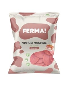 Чипсы мясные варено копченые со вкусом бекона 40 г Ferma