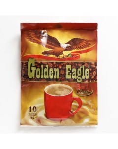 Растворимый кофейный напиток 3 в 1 classic 20 г 20 штук Golden eagle
