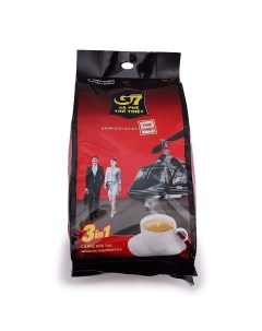 Кофе растворимый G7 3 в 1 Вьетнамский 100пак 1600 г Trung nguyen