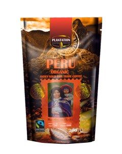 Растворимый кофе Peru 200 гр Plantation