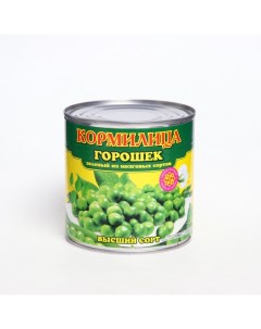 Горошек зеленый 400 г Кормилица