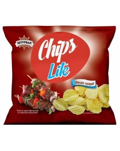 Чипсы картофельные Lite Chips шашлык 65 г Штурвал