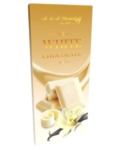 Шоколад A A Demidoff белый 90 г A.& a. demidoff