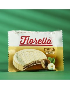 Вафли с ореховым кремом в белом шоколаде 20 г 4 штуки Fiorella