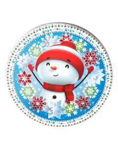 Печенье Дед Мороз и Снеговик сдобное 150 г Сладкая сказка