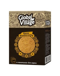 Крупа пшеничная Полтавская в пакетиках 80 г х 5 шт Global village