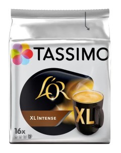 Кофе в капсулах LOR XL Intense 16 капсул Tassimo