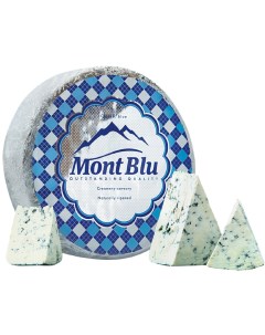 Сыр полутвердый с голубой плесенью 50 Mont blu
