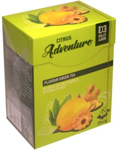 Чай зеленый Цитрус листовой 100 г Dolce albero