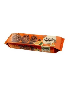 Печенье Мировые десерты сдобное шоколад апельсин 170г Брянконфи