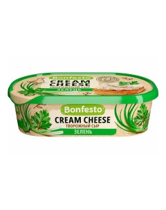 Творожный сыр Кремчиз с зеленью 65 140 г Bonfesto
