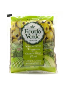Оливки зеленые без косточки 170 г Feudo verde