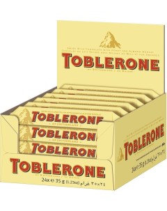 Молочный шоколад 35 грамм Упаковка 24 шт Toblerone