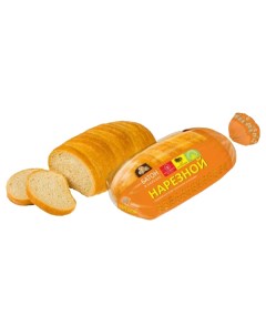 Хлеб белый Нарезной пшеничный 400 г Русский хлеб