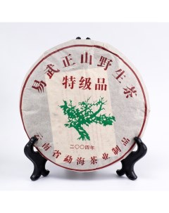 Китайский выдержанный чай Шу Пуэр 2004 год ИУ блин 357 г Джекичай