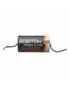 Батарейка литий тионилхлоридная ER34615 D D R20 Lithium 3 6В 3 6V 19000 мАч Robiton