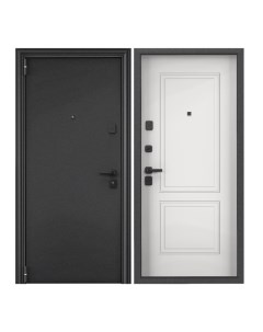 Дверь входная Torex для квартиры металлическая Comfort X 860х2050 левый серый белый Torex стальные двери