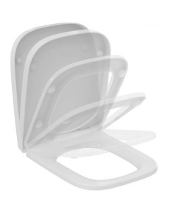 Крышка сиденье для унитаза i life A с функцией плавного закрытия белая T4 Ideal standard