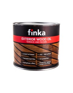 Масло для террас и фасадов Exterior Wood Oil Нazelnut 2 2 L арт FO 22H Finka