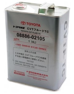 Масло трансмиссионное минеральное 4л CVT Fluid TC металл банка Toyota