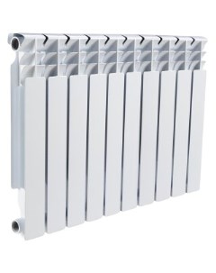 Радиатор отопления AL 500 80 A21 10 секций зеленый кв Firenze