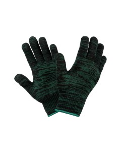 Двойные трикотаж перчатки Фабрика перчаток без ПВХ 10 класс 5 нитей зел р М 5 10 M Nord-yada