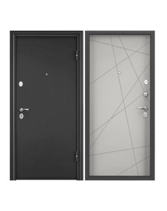 Дверь входная Torex для квартиры металлическая Flat M 860х2050 правый серый белый Torex стальные двери