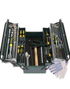 Универсальный набор инструмента 131 предмета GRAND 131 рабочие перчатки Kraftool