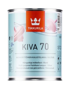 Лак универсальный Kiva 70 для мебели 0 9 л Tikkurila