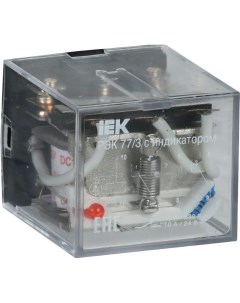 Реле РЭК77 3 LY3 с индикацией 10А 24В АC RRP10 3 10 024A LED Iek
