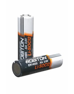 Батарейка литий тионилхлоридная ER14505 Lithium 3 6 В AA 2400 мАч 2 штуки SR Robiton