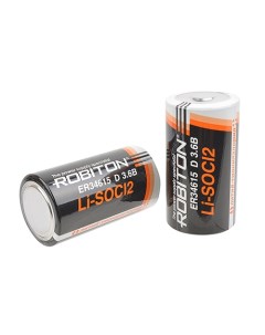 Батарейка литий тионилхлоридная ER34615 D R20 D Lithium 3 6В 3 6V 19000 мАч Robiton