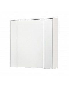 Зеркальный шкаф 80 см Ronda ZRU9303009 бетон белый матовый Roca