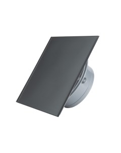 Вытяжной бесшумный вентилятор для ванной Mmotors ММР 100 стекло темно серый тонкий Mmotors jsc