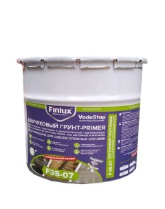 Полиуретановая грунтовка для бетонного пола гидроизоляции VodoStop F35 07 10 кв м Finlux