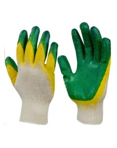 Перчатки Трикотажные С 2 Ым Латексным Обливом Зеленые Agbn3 арт AGBN3 Auto-gur