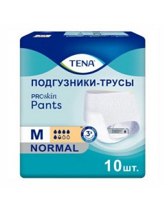 Подгузники трусики для взрослых Pants Normal р M 10 шт Tena