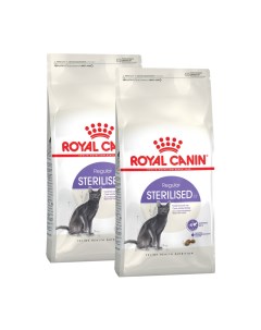 Сухой корм для кошек Sterilised 37 домашняя птица 2шт по 4кг Royal canin