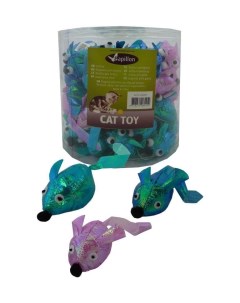 Игрушка для кошек Мышка шуршащая текстиль в ассортименте 5 см Papillon