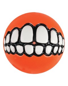 Мяч для собак Grinz маленький оранжевый 4 9 см Rogz