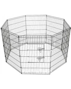 Вольер для щенков Dog Park 2 8 секций серая эмаль диаметр 160 см высота 91 см Savic